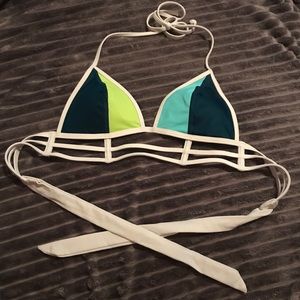 PINK bathing suit top